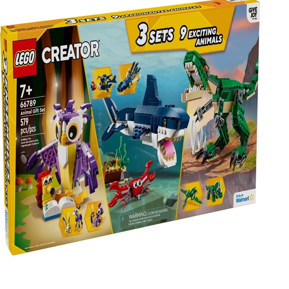 LEGO Creator Animal Set - Purple, Green, Blue - Picture 1 of 7